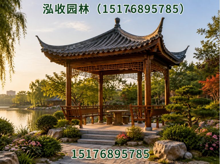 黔东南防腐木凉亭展示图